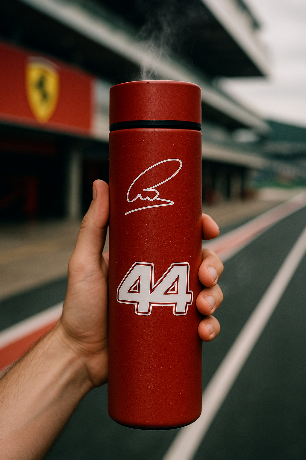 Garrafa Térmica Ferrari – 500ml com Termômetro Digital