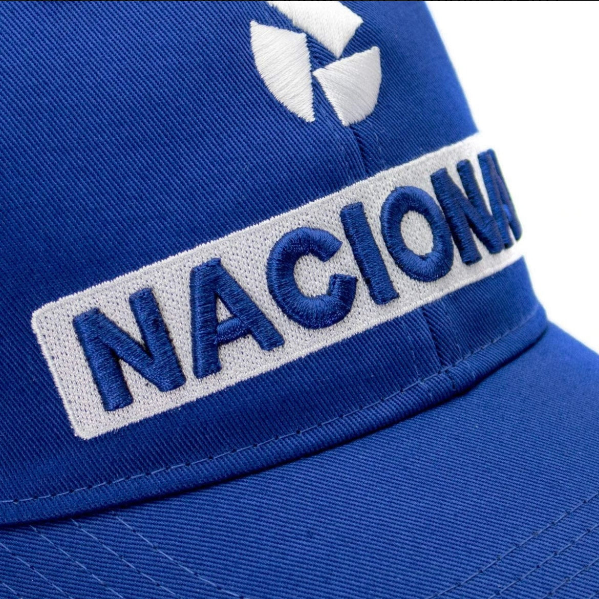 Boné Nacional Azul bordado (Alta qualidade)