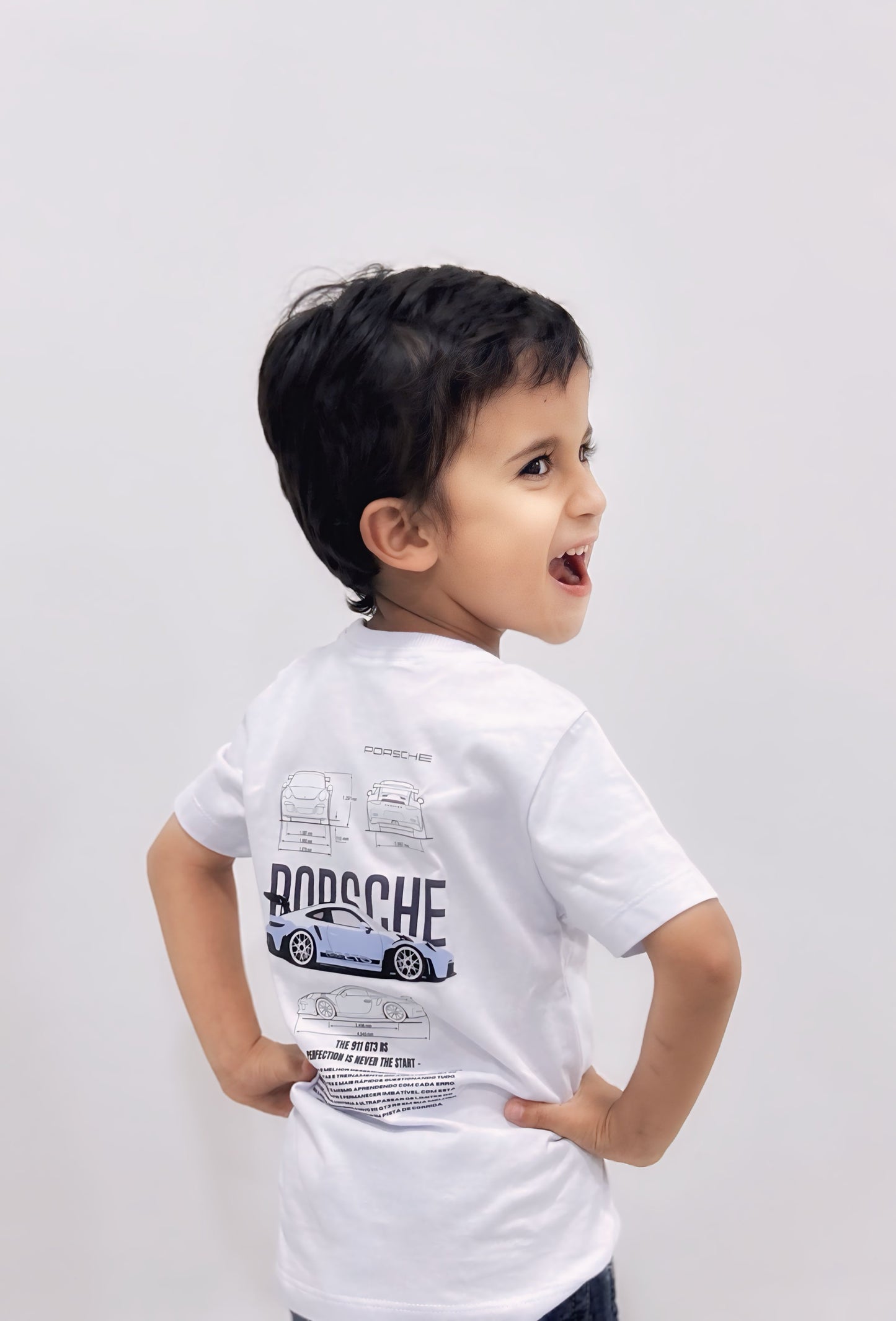 ENCOMENDAR Camiseta infantil unisex Porsche azul
