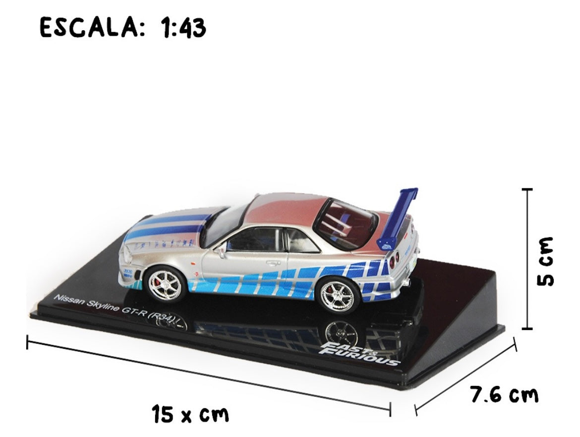 Miniatura 1999 Nissan Skyline Gt-r R34 Brian