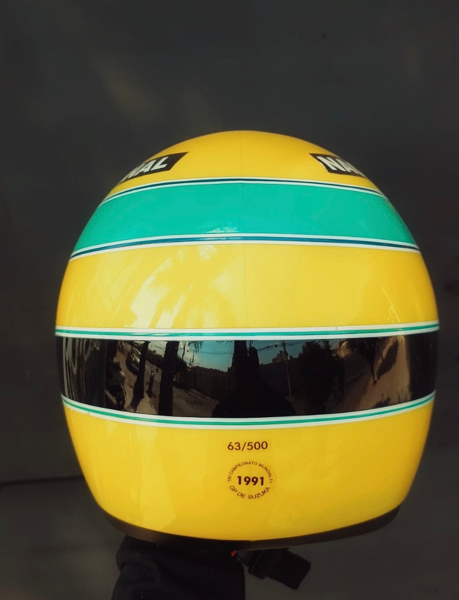 Réplica Exclusiva do Capacete Ayrton Senna - 1991 (Tricampeonato Mundial)