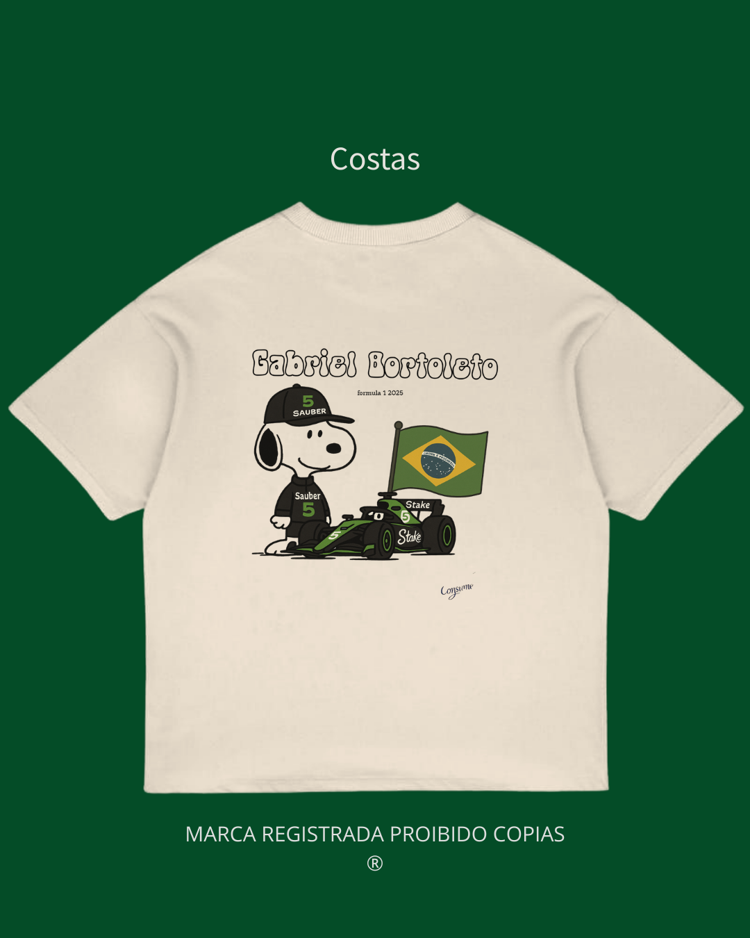 Camiseta unissex EXCLUSIVA-Snoopy Bortoleto