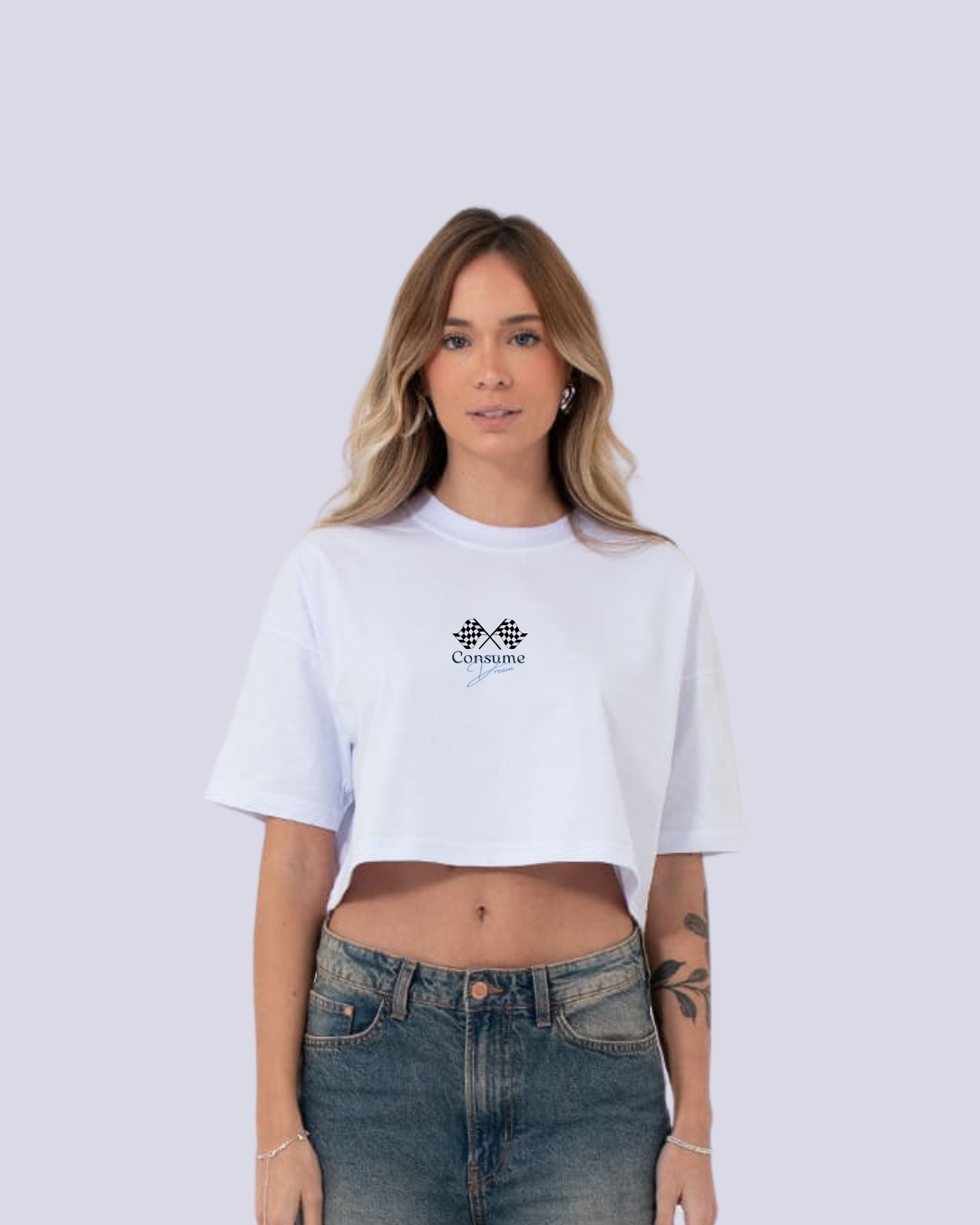 Cropped feminino williams 2025 CARLOS SAINZ