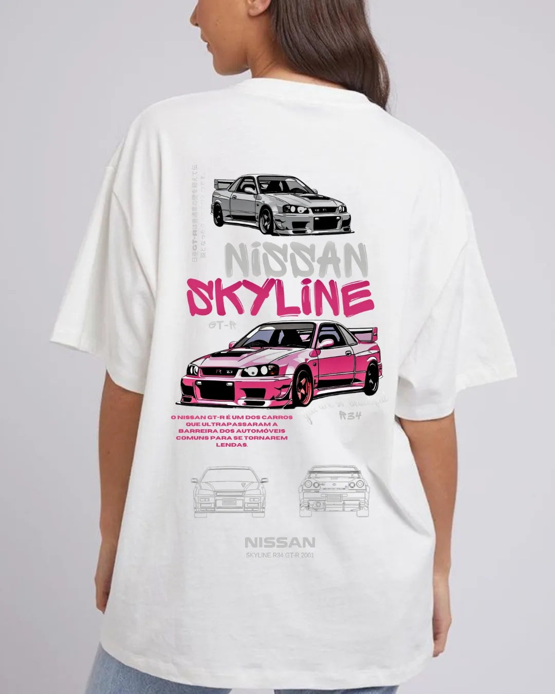 ENCOMENDAR Camisa nissan skyline oversized unisex