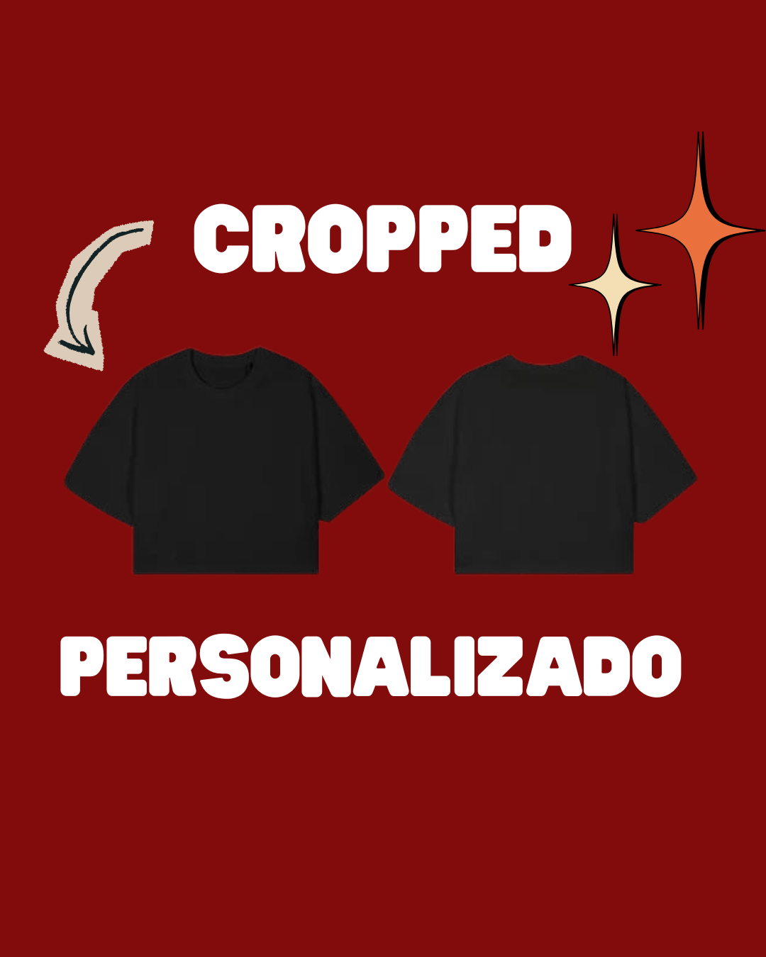 Encomendar Cropped personalizado