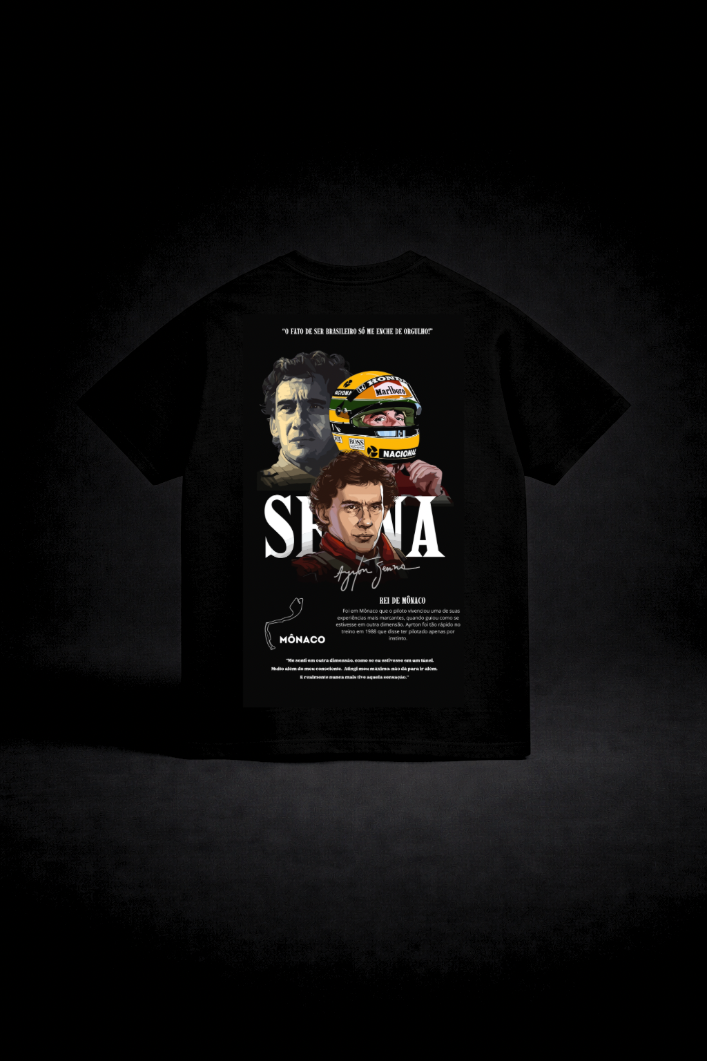 Camiseta Unissex Rei de Mônaco — Sob Encomenda