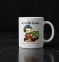 Caneca de Porcelana Snoopy — Edição Exclusiva