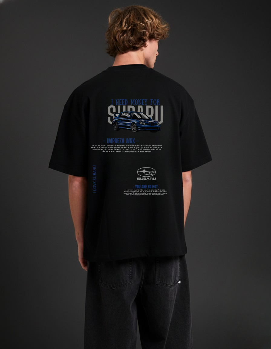 Camiseta Oversized Subaru Impreza WRX