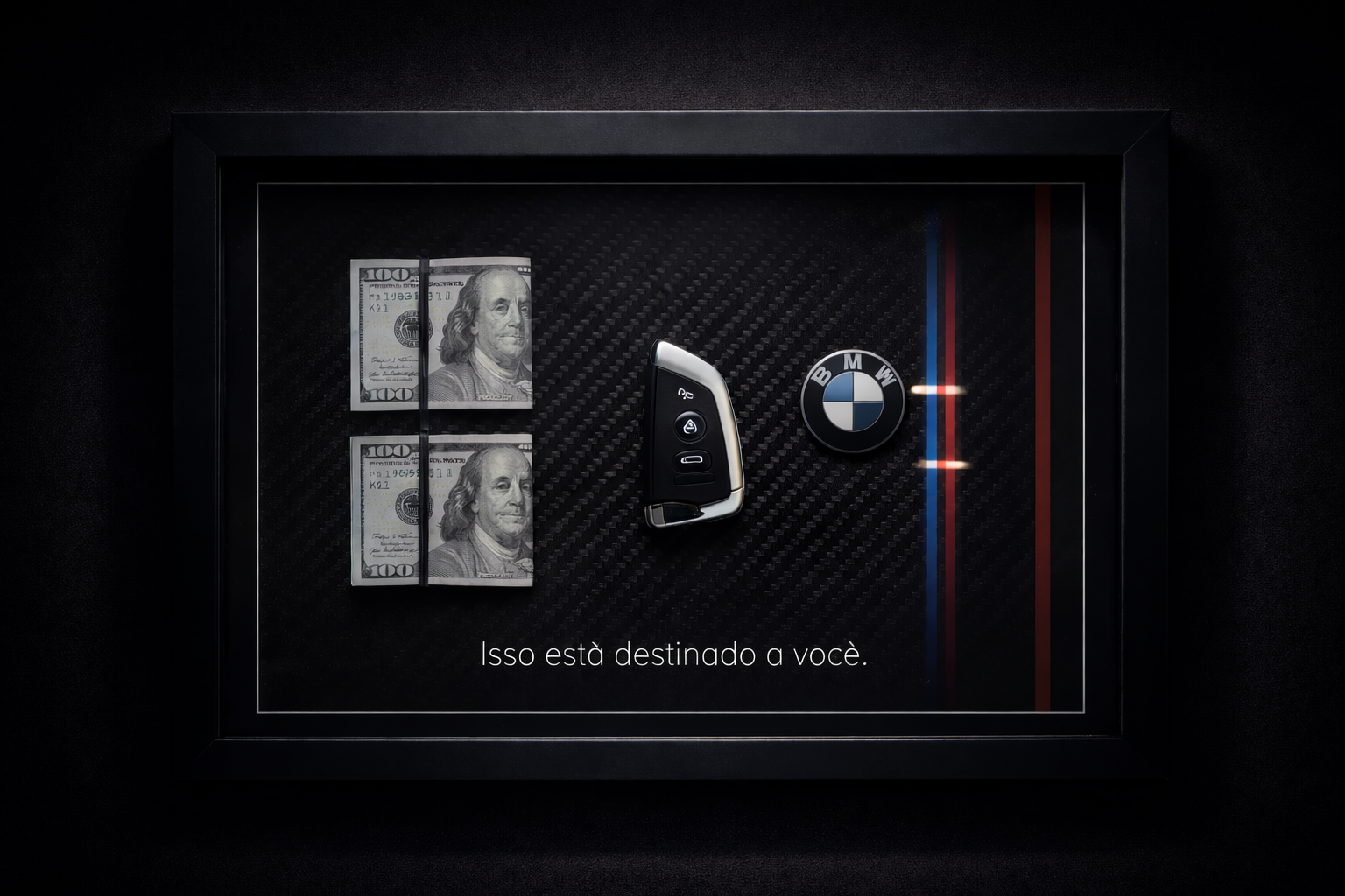 Quadro Colecionável BMW Edição Autenticada 30x40 cm