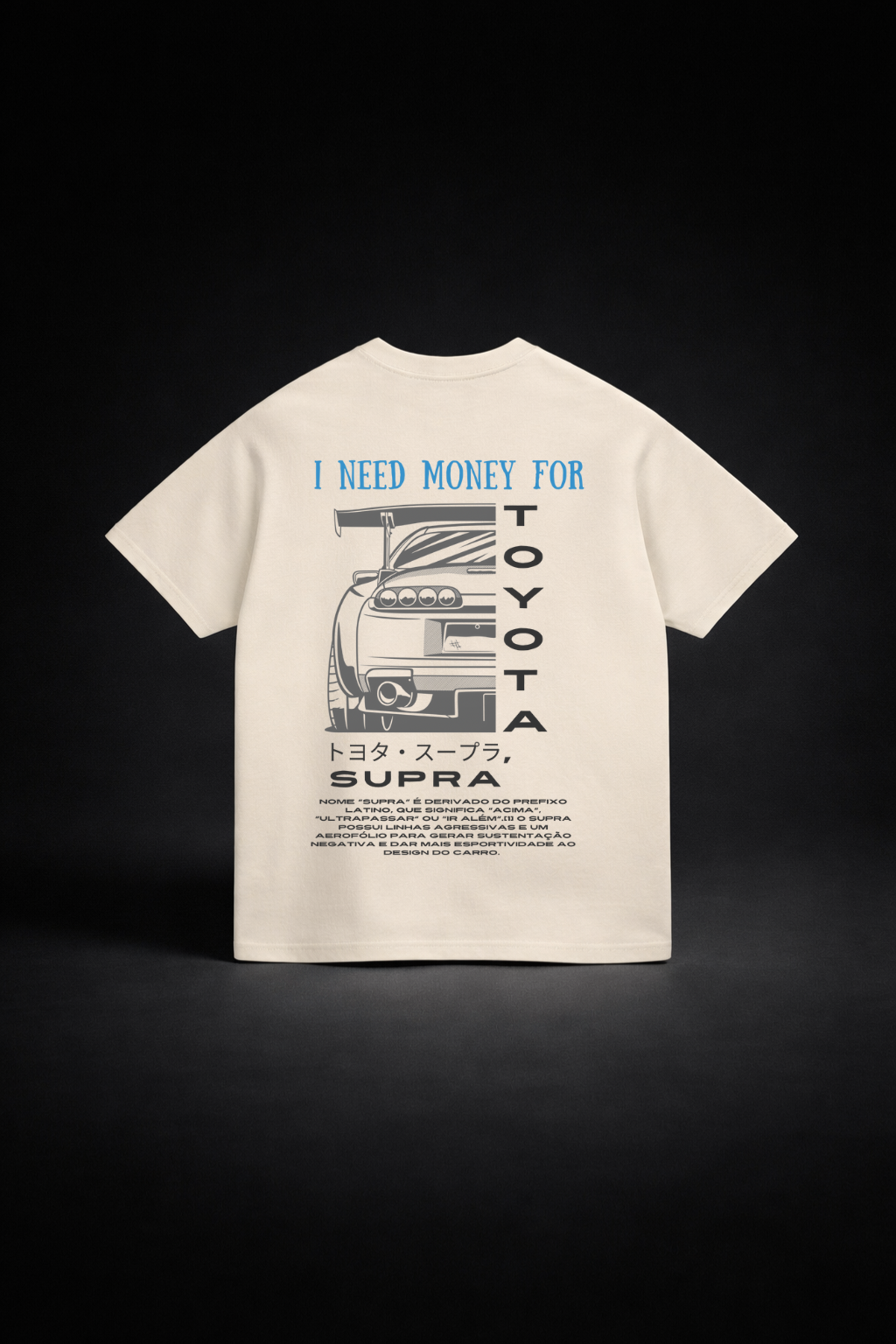 Camiseta Oversized Toyota Supra