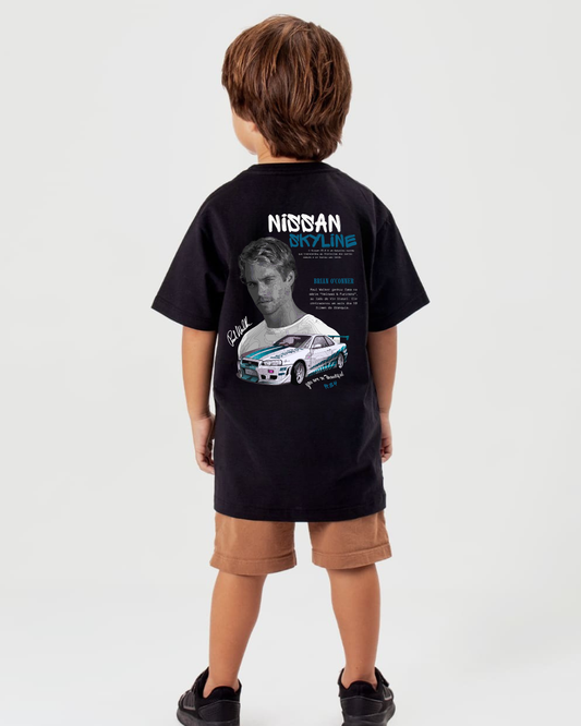 ENCOMENDAR Camiseta infantil BRIAN E SKYLINE 💙
