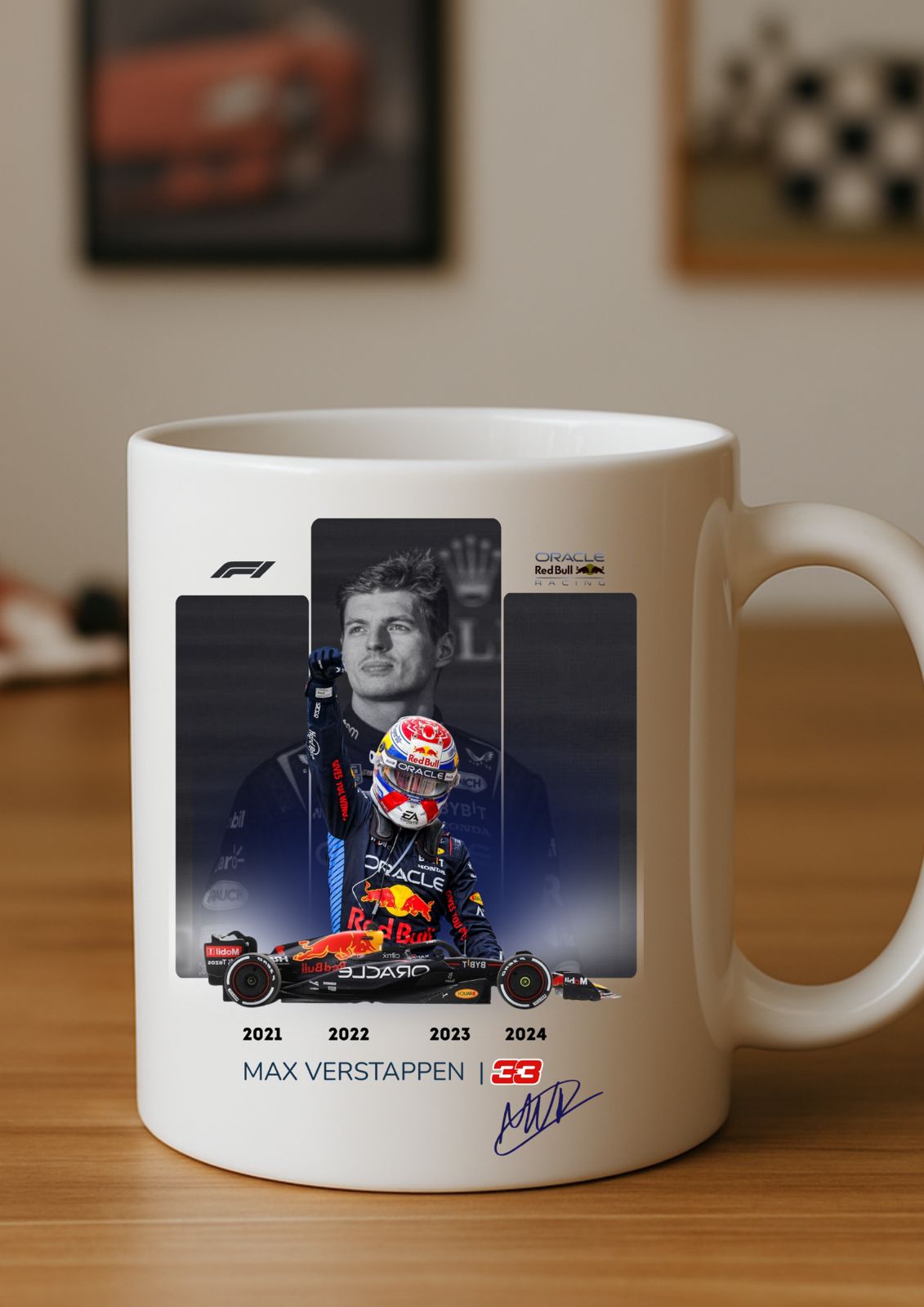 Caneca Exclusiva Max Verstappen