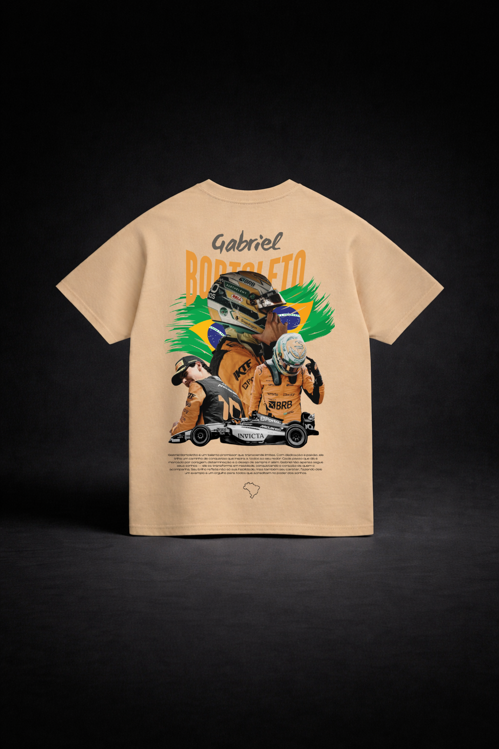 Camiseta Unissex Gabriel Bortoleto Oversized