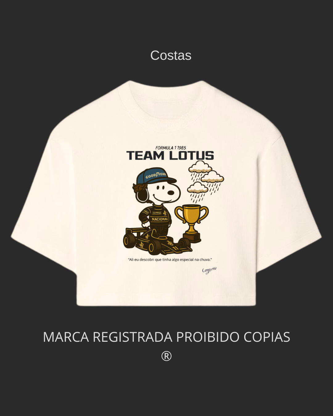 Cropped Team Lotus Fórmula 1 1985