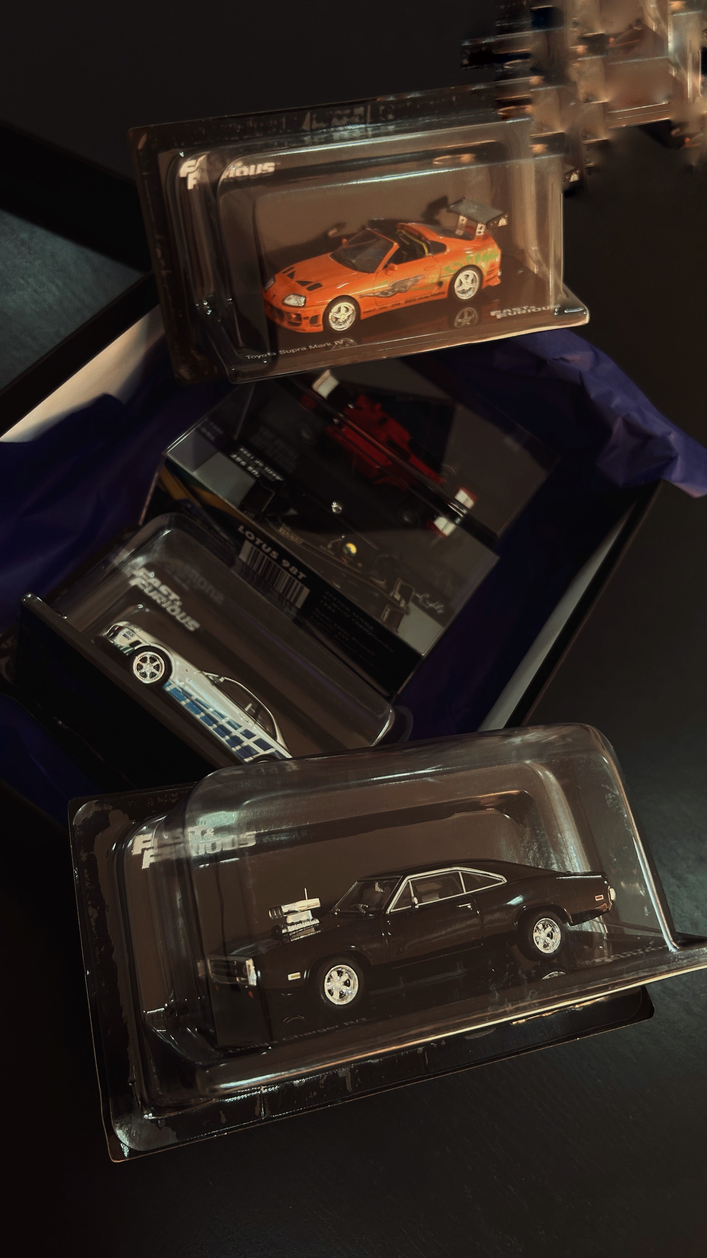 Kit 3 Carros Icônicos Velozes e Furiosos