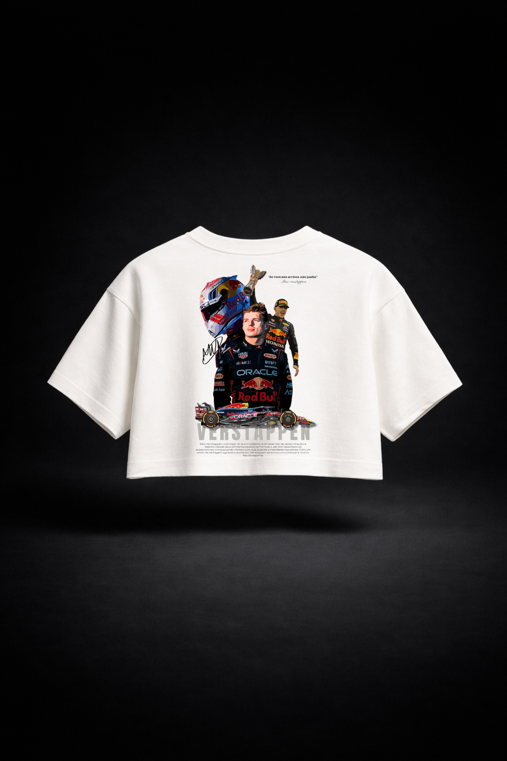 Cropped Feminino Max Verstappen Oversized