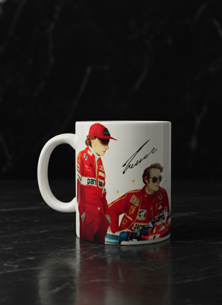 Caneca Exclusiva em Porcelana — Niki Lauda