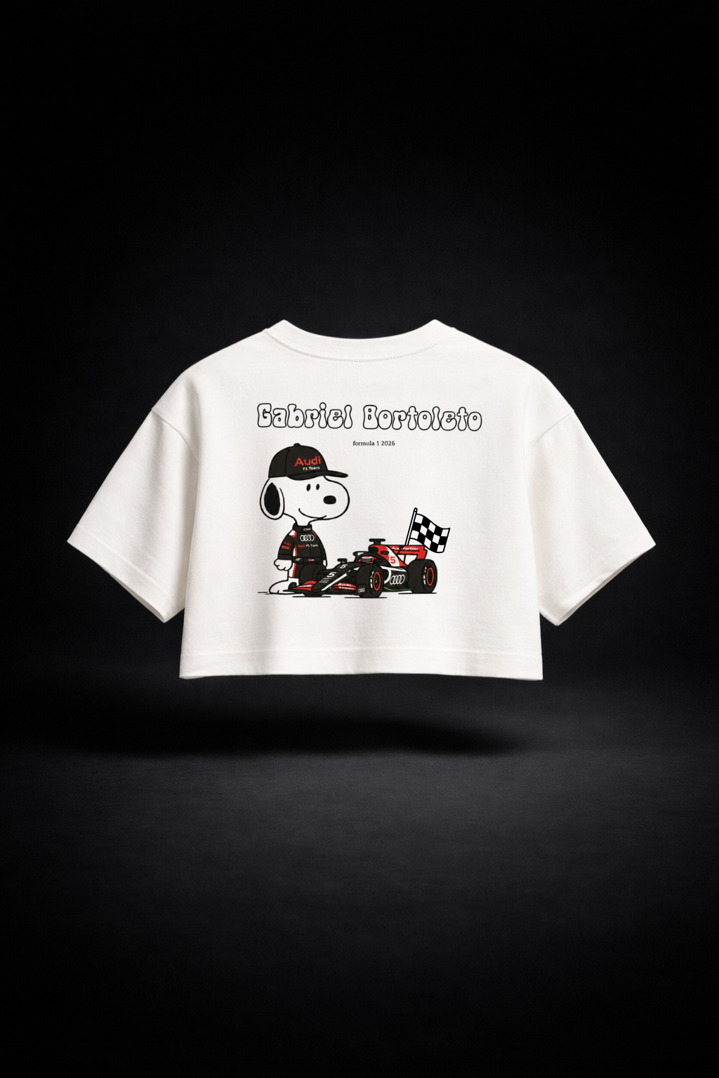 Cropped Feminino Exclusivo — Snoopy Bortoleto AUDI