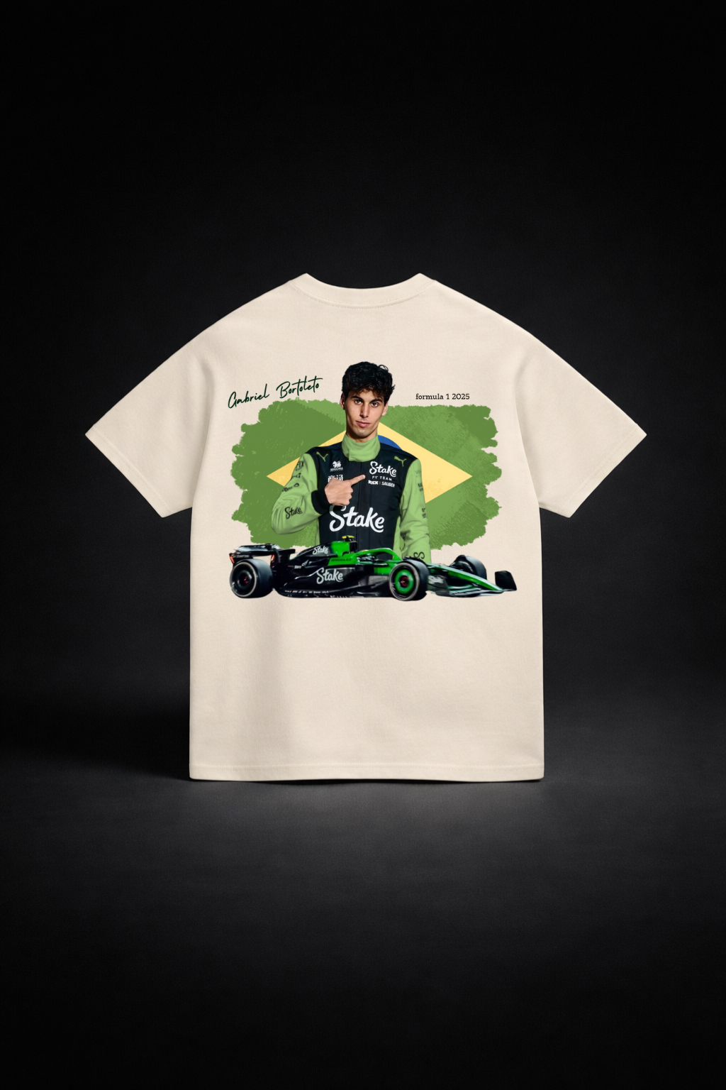 Camiseta Oversized Exclusiva — Gabriel Bortoleto 2025