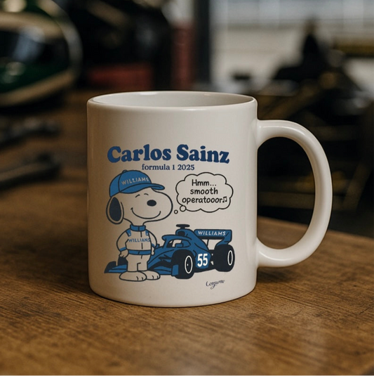 Caneca Carlos Sainz — Fórmula 1 2025