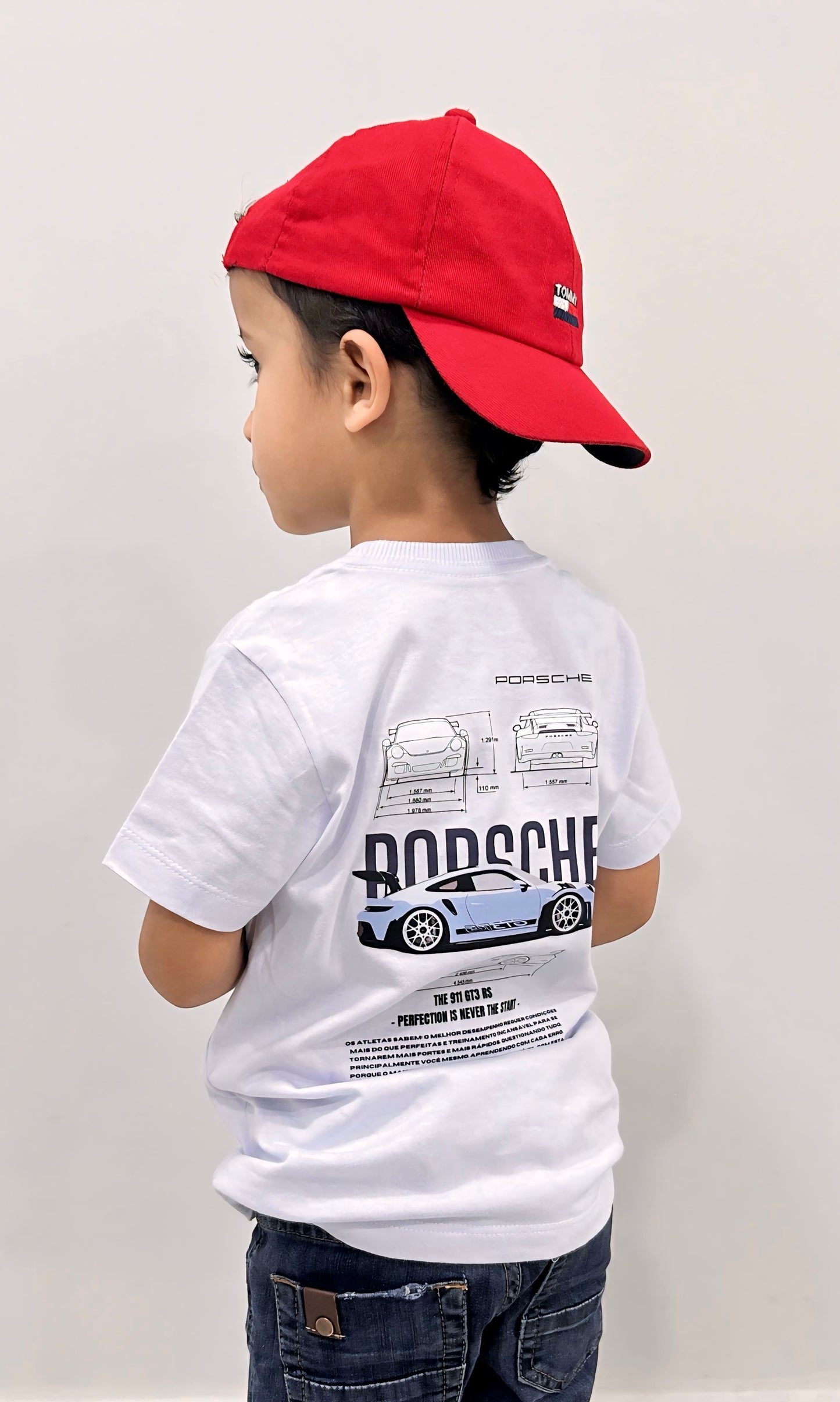 ENCOMENDAR Camiseta infantil unisex Porsche azul