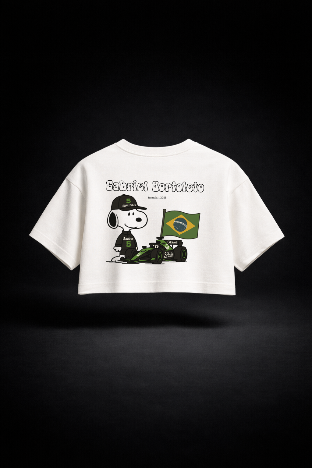 Cropped Feminino Exclusivo — Snoopy Bortoleto
