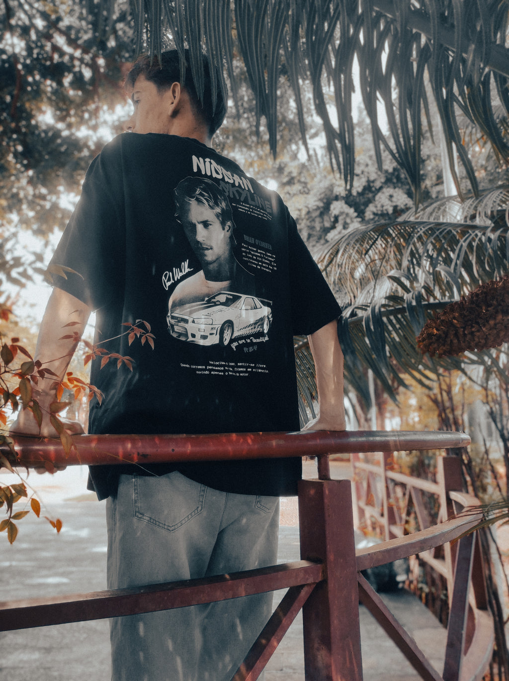 Camiseta Paul Walker Skyline Oversized