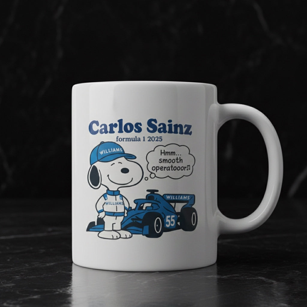 Caneca Carlos Sainz — Fórmula 1 2025