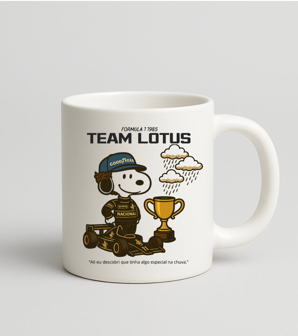 Caneca de Porcelana Lotus — Edição Exclusiva