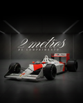 McLaren MP4/4 1988 – Ícone da Fórmula 1 em Versão Decorativa de 2 Metros