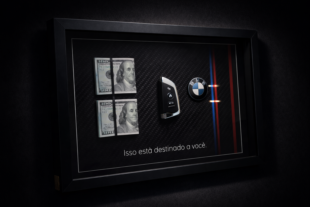 Quadro Colecionável BMW Edição Autenticada 30x40 cm