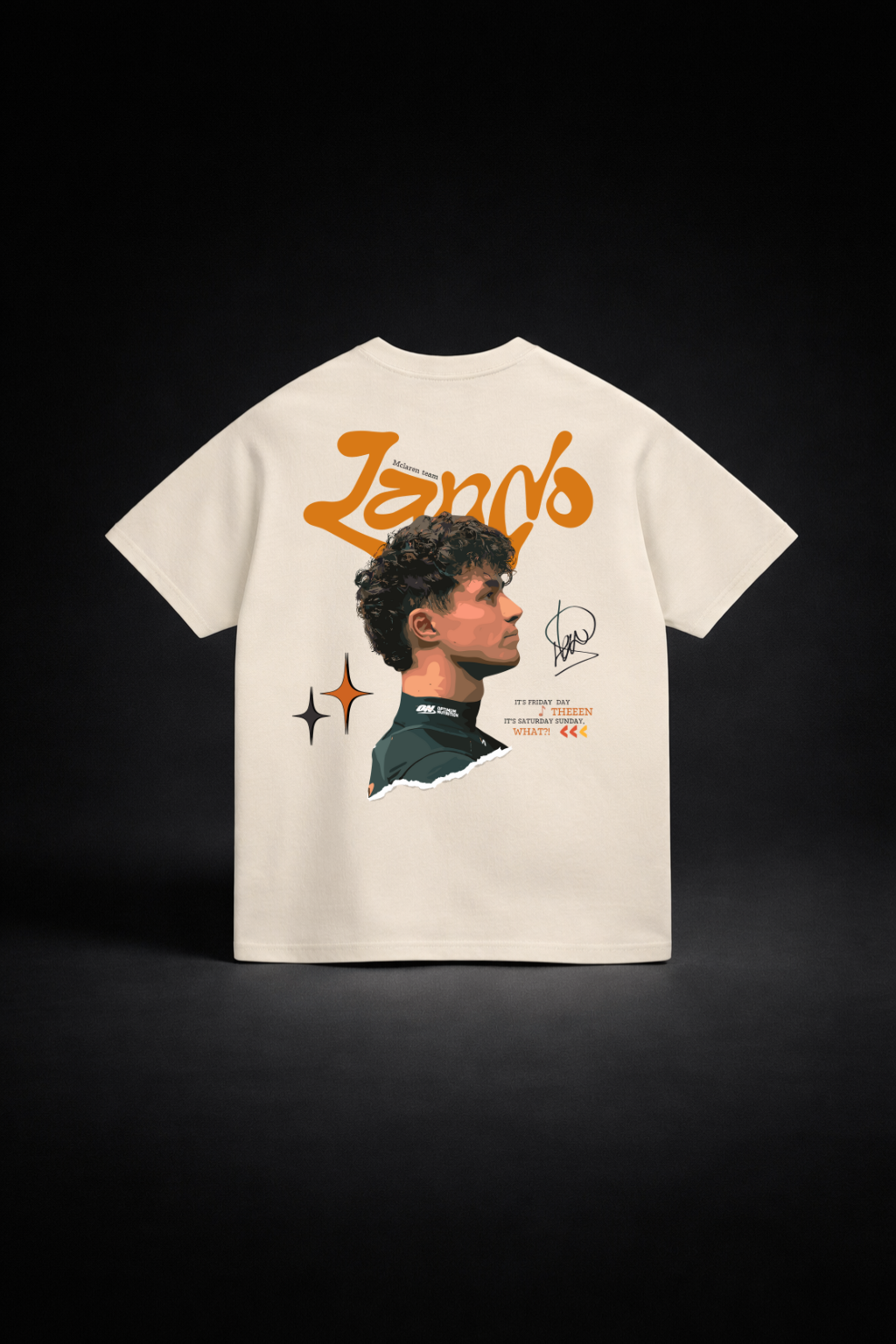 Camiseta Oversized Lando Norris