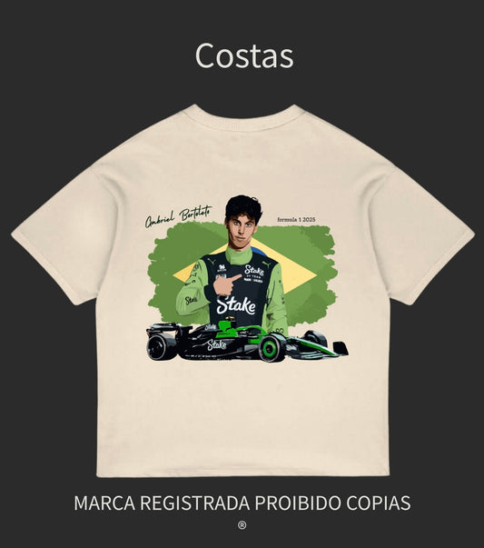 Camiseta oversized EXCLUSIVA- Gabriel bortoleto 2025