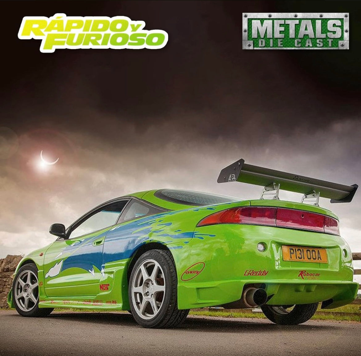 Miniatura Mitsubishi Eclipse 1995 — Edição Colecionável