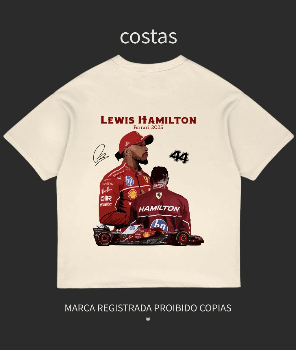 Camiseta Unissex — Lewis Hamilton Ferrari 2025