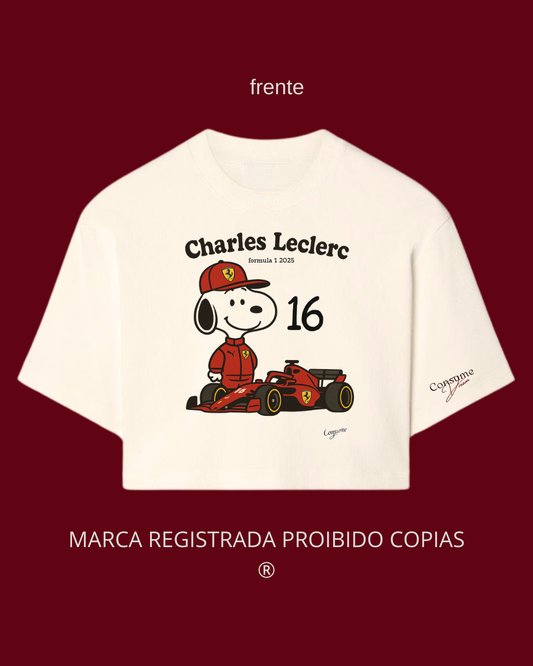 Cropped Feminino EXCLUSIVO Snoopy Leclerc