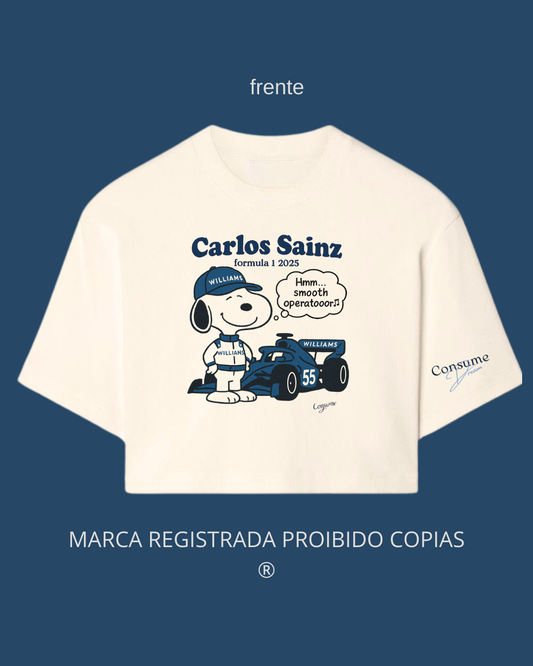 Cropped Feminino EXCLUSIVO Snoopy Sainz
