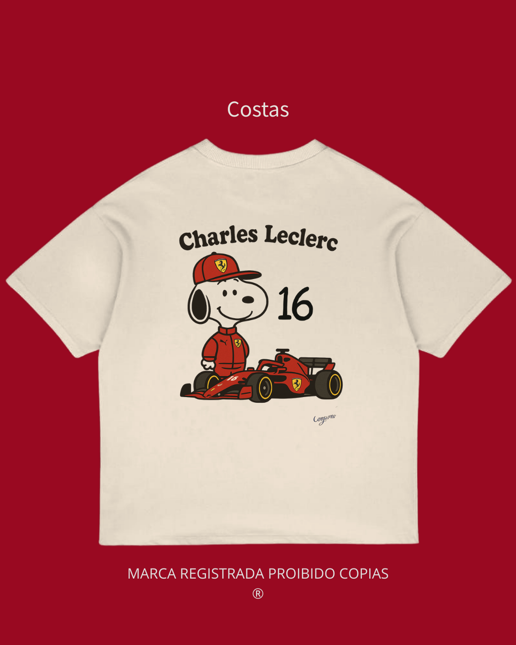 Camiseta Unissex Exclusiva — Snoopy Leclerc