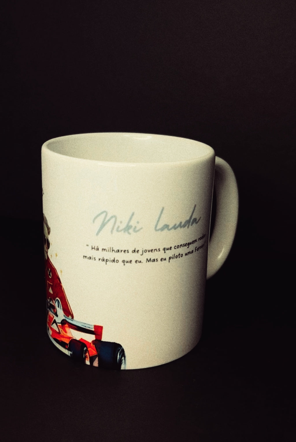 Caneca Exclusiva em Porcelana — Niki Lauda