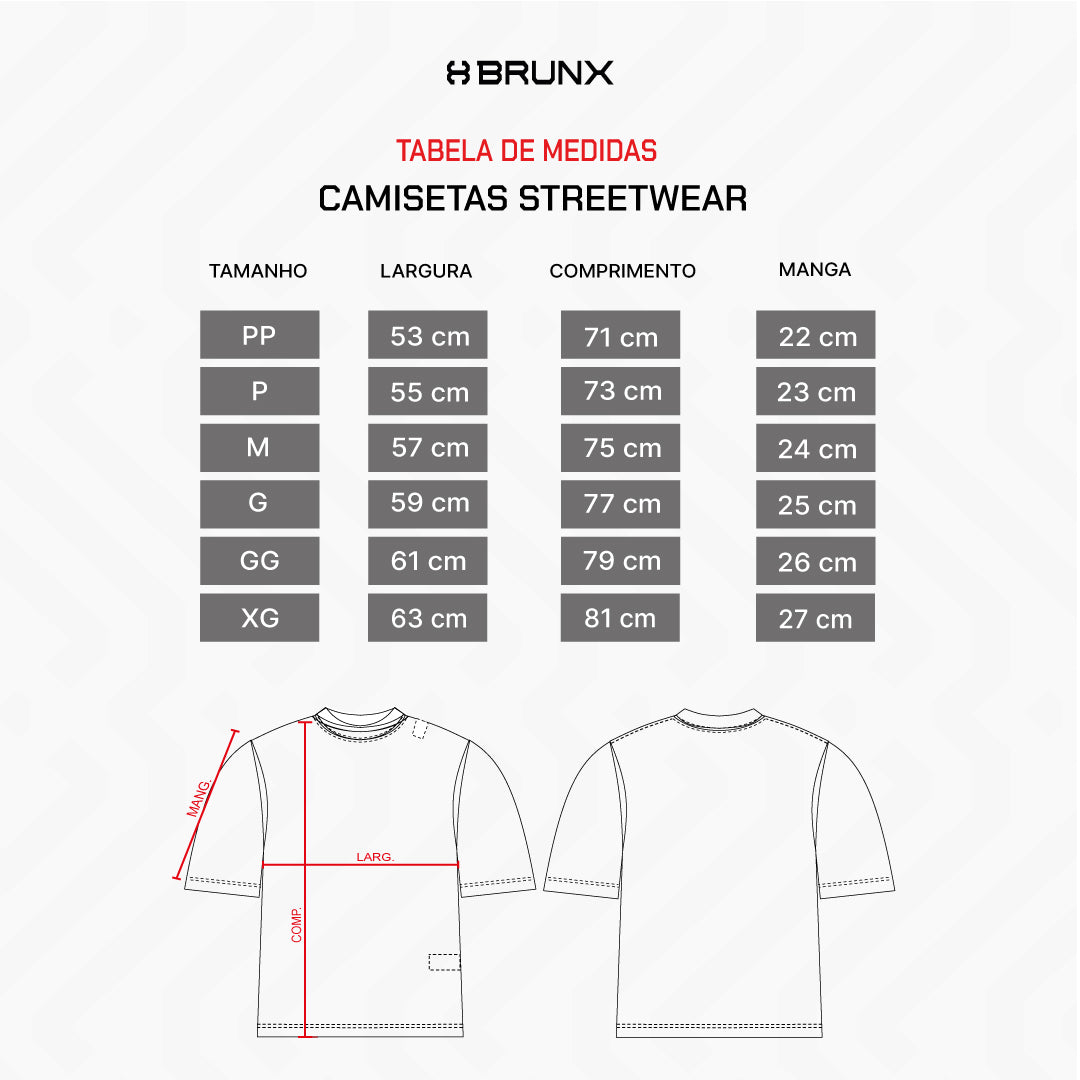 camiseta streetwear unissex personalizada qualidade intermediária