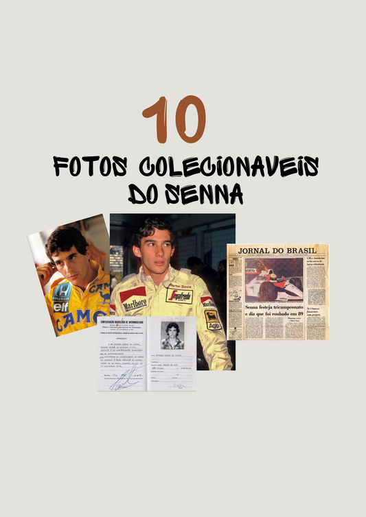 10 FOTOS colecionaveis do Senna