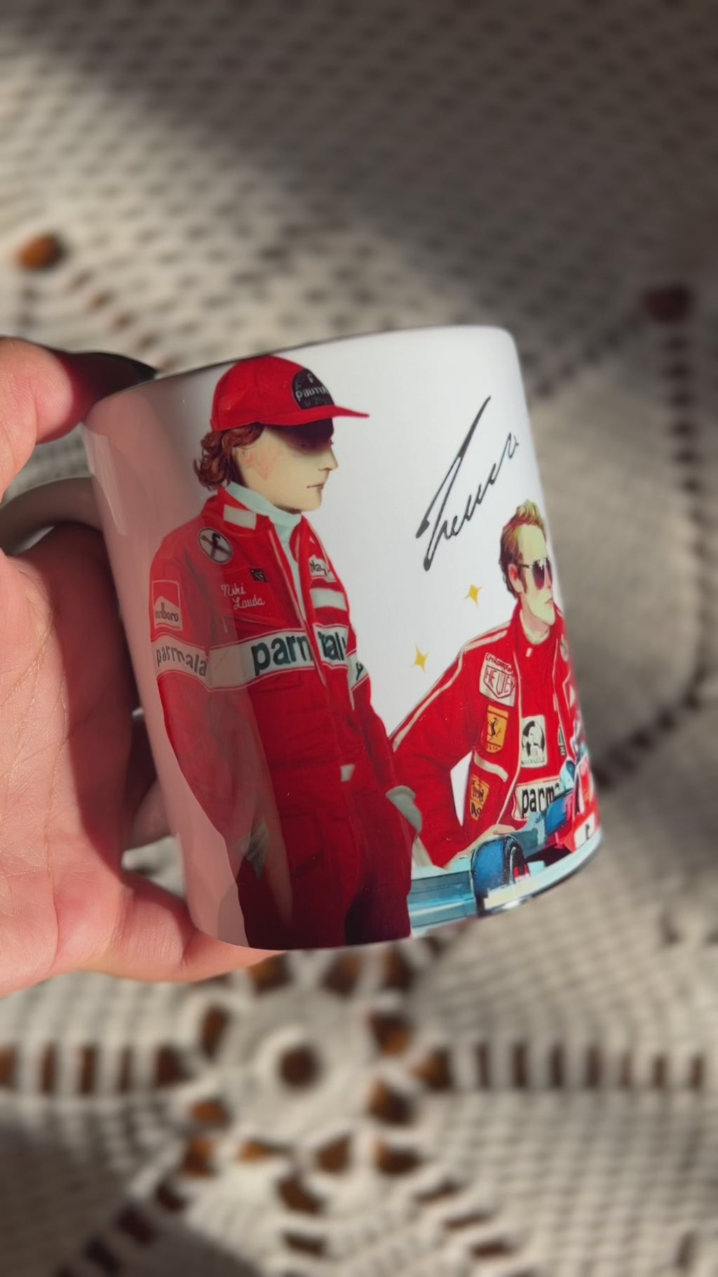 Caneca Exclusiva em Porcelana — Niki Lauda