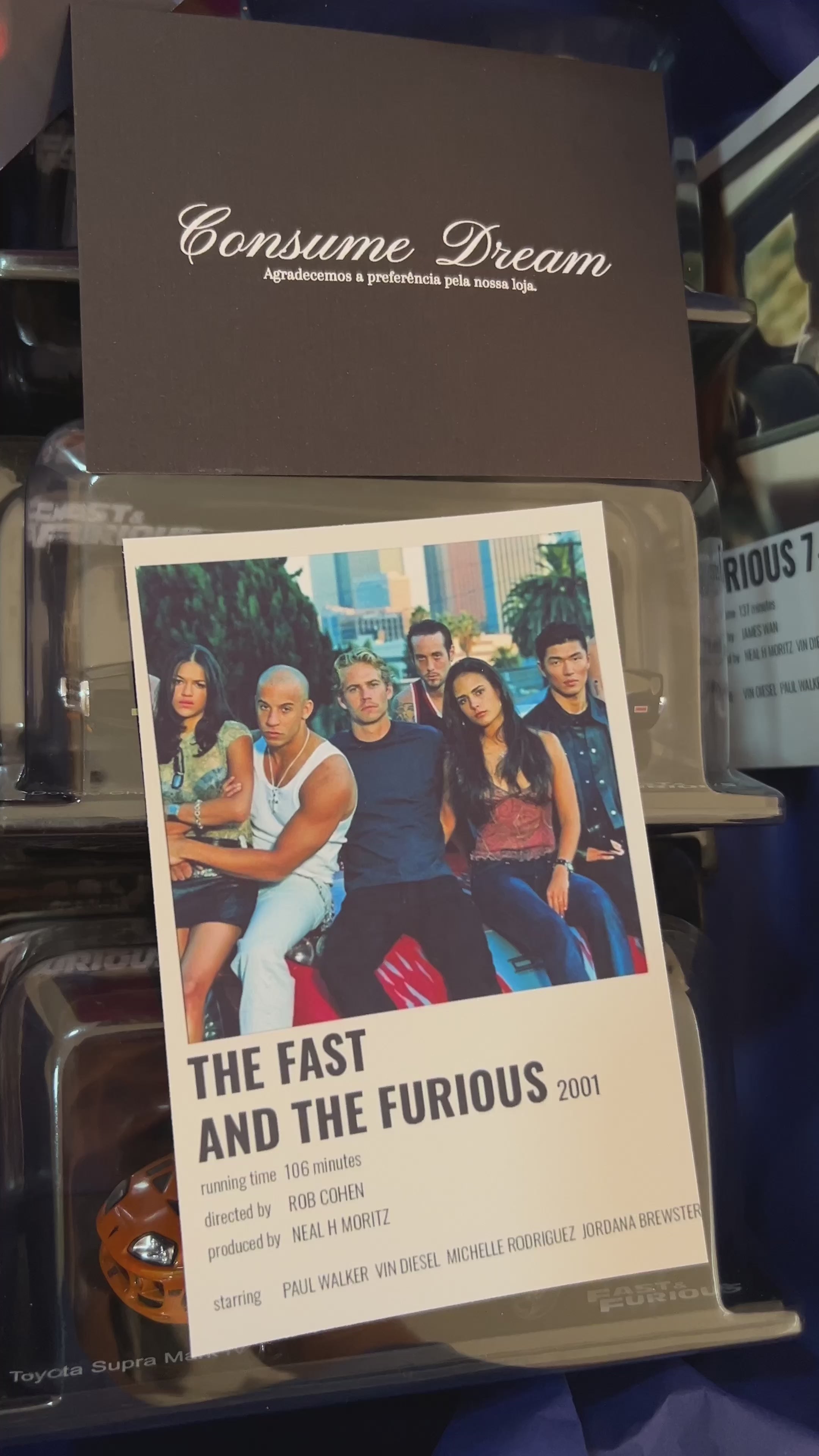 Kit 3 Carros Icônicos Velozes e Furiosos